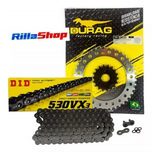 Kit Relação Did 530 Vx3 108l Durag 43/18 Triumph 1050 Speed Triple 12/21