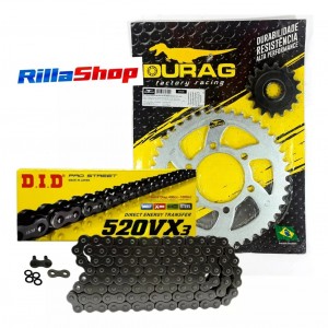 Kit Relação Did 520 Vx3 112l Durag 43/16 Kawasaki Ninja ZX 600 6 R 07/25