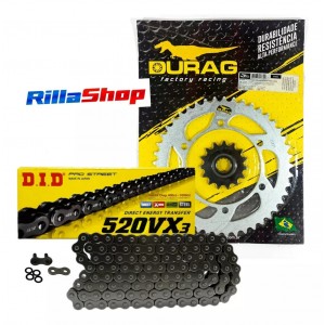 Kit Relação Did 520 Vx3 112l Durag 45/15 Yamaha XT 660 R/Z Ténéré 04/18