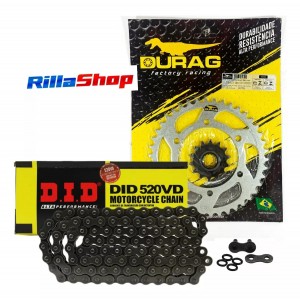 Kit Relação Did 520 Vd 106l Durag 42/14 Kawasaki Ninja/Z 300 13/22