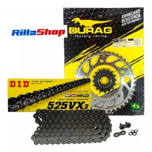 Kit Relação Did 525 Vx3 114l Durag 41/16 Yamaha YZF R1 15/22