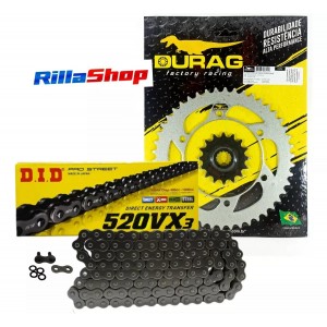 Kit Relação Did 520 Vx3 118l Durag 46/16 Yamaha XJ6 N/F 600 09/19
