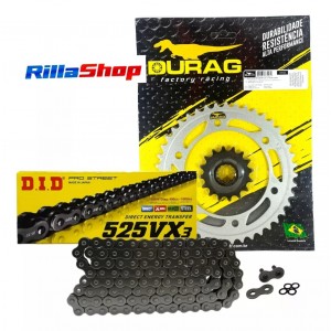 Kit Relação Did 525 Vx3 116l Durag 43/16 Honda CBR 1000 RR Fireblade 17/22