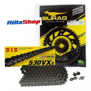 Kit Relação Did 530 Vx3 114l Durag 44/18 Triumph 1050 Tiger 07/14
