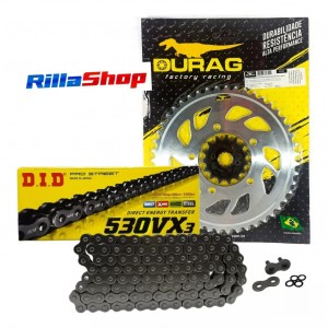 Kit Relação Did 530 Vx3 112l Durag 47/15 Suzuki GSF 650 Bandit 05/06