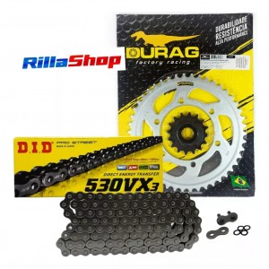 Kit Relação Did 530 Vx3 118l Durag 46/16 Yamaha FZ6 S/N Fazer 04/09