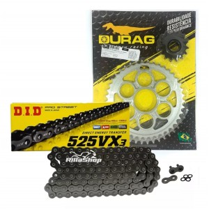 Kit Relação Did 525 Vx3 108l Durag 41/15 Ducati 1200 Monster 14/18