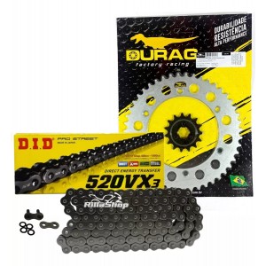 Kit Relação Did 520 Vx3 116l Durag 47/15 Suzuki DR 800 S Big 99/00
