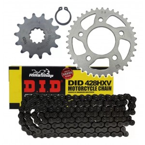 Kit Relação Corrente Retentor Did 428 38x14 Honda CBX 250 Twister 01/08
