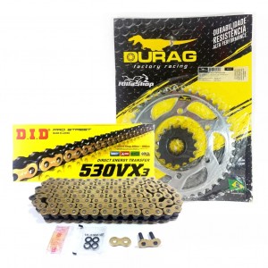 Kit Relação Did 530 Vx3 Dourada Durag 43/16 Yamaha YZF R1 98/03