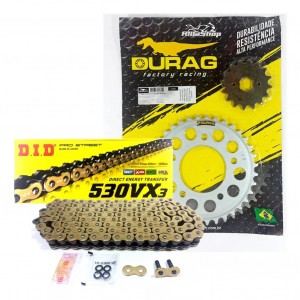 Kit Relação Did 530 Vx3 Dourada Durag 36/16 Honda CB 450 83/94
