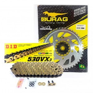 Kit Relação Did 530 Vx3 Dourada Durag 45/15 Suzuki GSX R 750 F 98/09