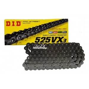 Corrente C/ Retentor Did 525 Vx3 112l Cbr 600 Z 1000 Dl 1000