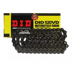 Corrente C/ Retentor Did 520 Vd 104 L Cbx 200 Xr 250 Xre 300