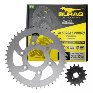 Kit Coroa E Pinhão Durag 520 45/15 Ktm 390 Duke 13/24