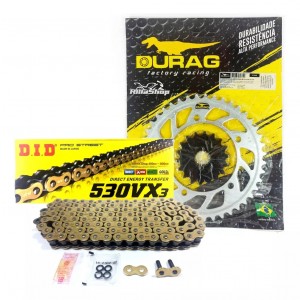 Kit Relação Did 530 Vx3 Dourada Durag 43/18 Suzuki GSX 1300 R Hayabusa/B King 08/24