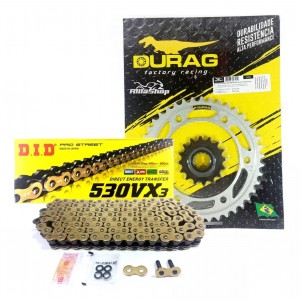 Kit Relação Did 530 Vx3 Dourada Durag 42/16 Honda CBR 1000 RR Fireblade/Repsol 06/07