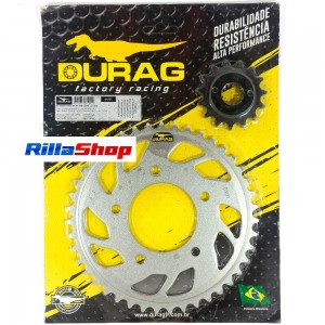 Kit Coroa E Pinhão Durag 525 43/15 Honda Cbr 450 Sr 89/95
