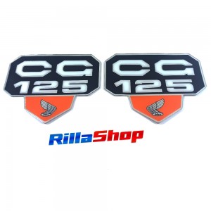 Emblema Adesivo Tampa Lateral Asa Laranja Cg 125 77/82 Modelo Original