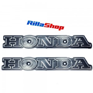 Emblema Tanque Preto/Cromado Cg 125 77/82 Modelo Original
