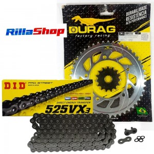 Kit Relação Did 525 Vx3 118l Durag 47/15 Suzuki DL 650 Vstrom 04/24