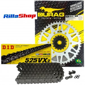 Kit Relação Did 525 Vx3 116l Durag 47/16 Triumph Daytona 675 06/15 Daytona 675 R 13/16