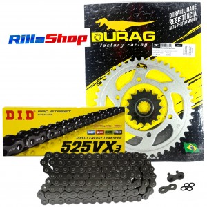 Kit Relação Did 525 Vx3 110l Durag 45/16 Yamaha MT 09 13/24 Tracer 900 GT 16/24