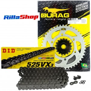 Kit Relação Did 525 Vx3 116l Durag 45/17 Suzuki GSX R 750 Srad 11/23